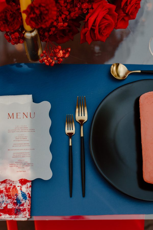 Modern Black and Gold Flatware