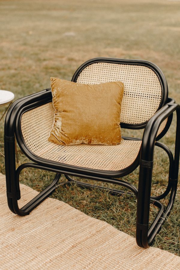 Black Cane Chair