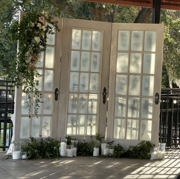 Ceremony Door Backdrop