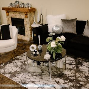 Modern Black Disco Lounge